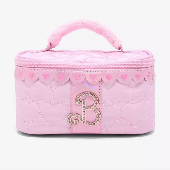 Barbie Jeweled Logo Makeup Bag - Picture 3 of 7